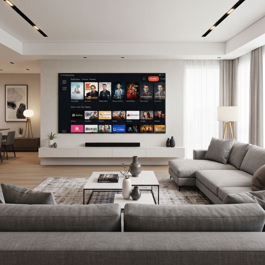 IPTV Österreich auf großem Fernseher - 4K Qualität